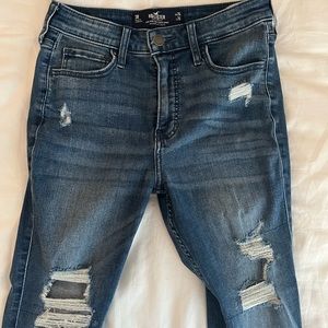 Hollister High Rise Crop Super Skinny